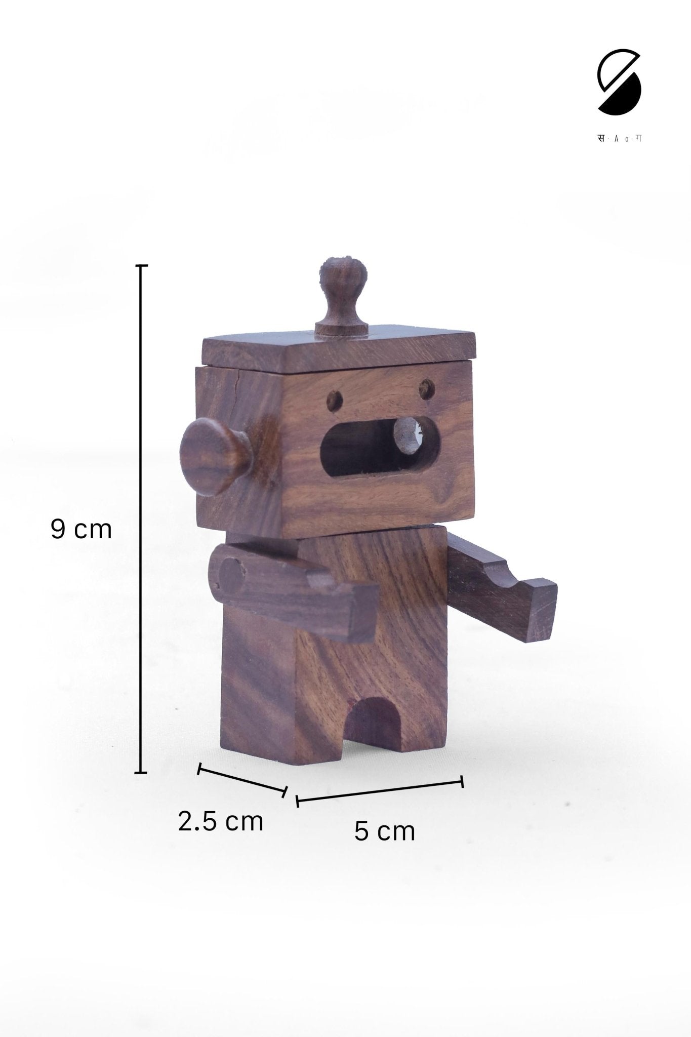 Wooden Pencil Sharpener | Eco Friendly Stationery Tool – Stationary on Brown Living™. SKU: MS. Img 8.