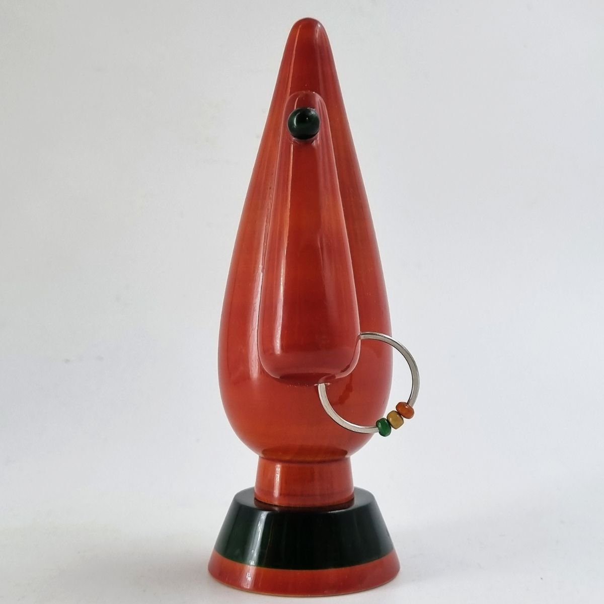 Wooden Spectacle Holder | Handcrafted Eyeglass Stand – Desk Organizers on Brown Living™. SKU: CD-HOM-CHA-FE-ORA. Img 1.