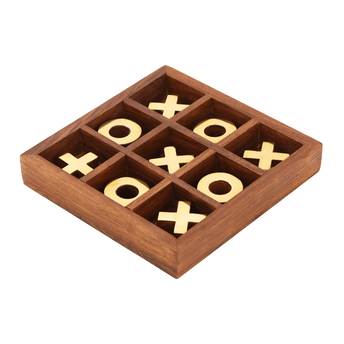Wooden Tic - Tac - Toe Board Game for Kids & Family - 5x5x1 inch – Learning & Educational Toys by Craft Cooper available on Brown Living™. . SKU: 10525335. Img 9.
