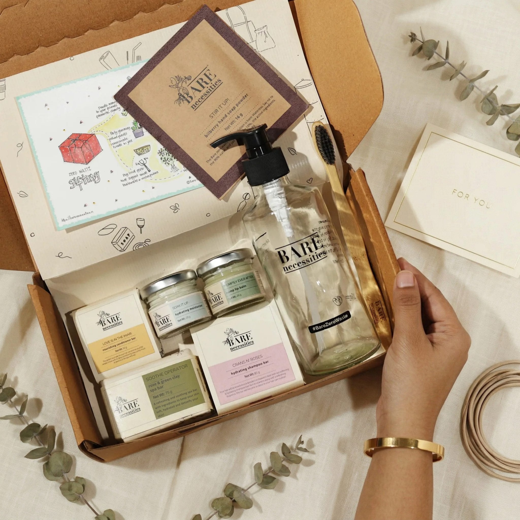 Your Sustainable Essentials Gift Hamper – Gift Giving on Brown Living™. SKU: KC067. Img 7.