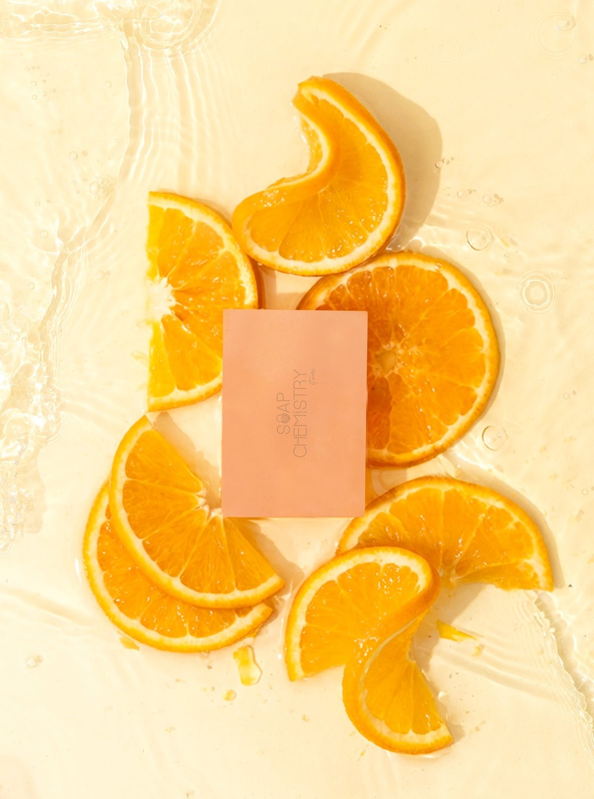 Zesty Orange Soap Bar 125g | Refreshing Citrus Bath Soap – Body Soap on Brown Living™. SKU: SC-10. Img 1.