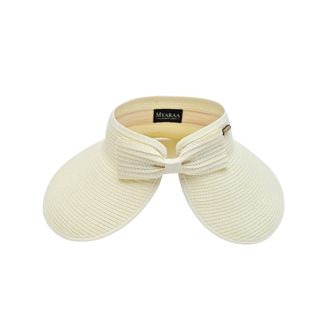 Zippi Visor Hat | Lightweight Sun Visor For Travel & Outdoor Wear – Womens Hat on Brown Living™. SKU: MBNL004010. Img 3.