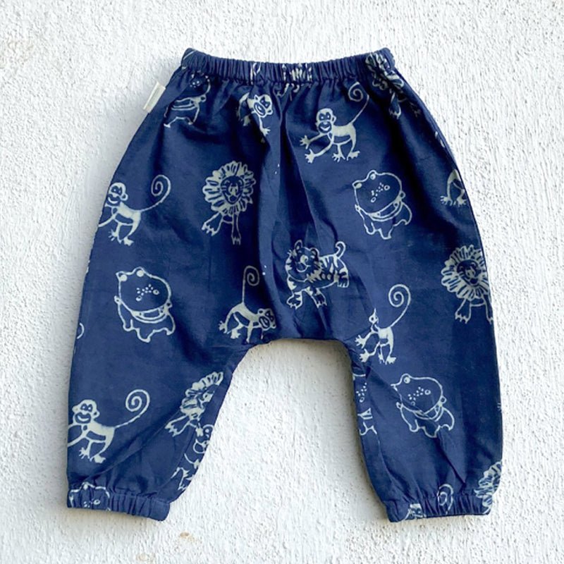 Zoo Print Indigo Kurta Set – Kids Daywear Sets by Whitewater Kids available on Brown Living™. 6 - 9 Months Indigo &Indigo. SKU: ZOO - ING - KURPJ - 69. Img 6.