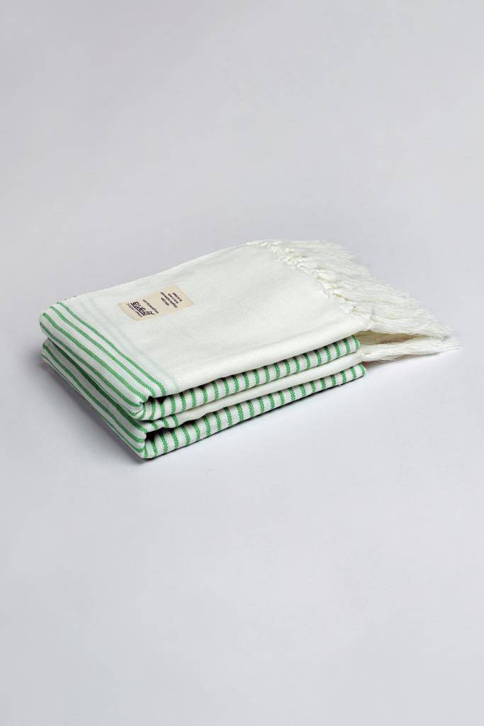 Handcrafted Easy Dry Bath Towel, Pack of 2 100% Cotton | Verified Sustainable by Brown Living™