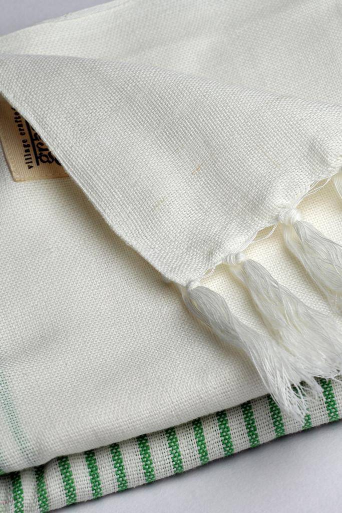 Handcrafted Easy Dry Bath Towel, Pack of 2 100% Cotton | Verified Sustainable by Brown Living™