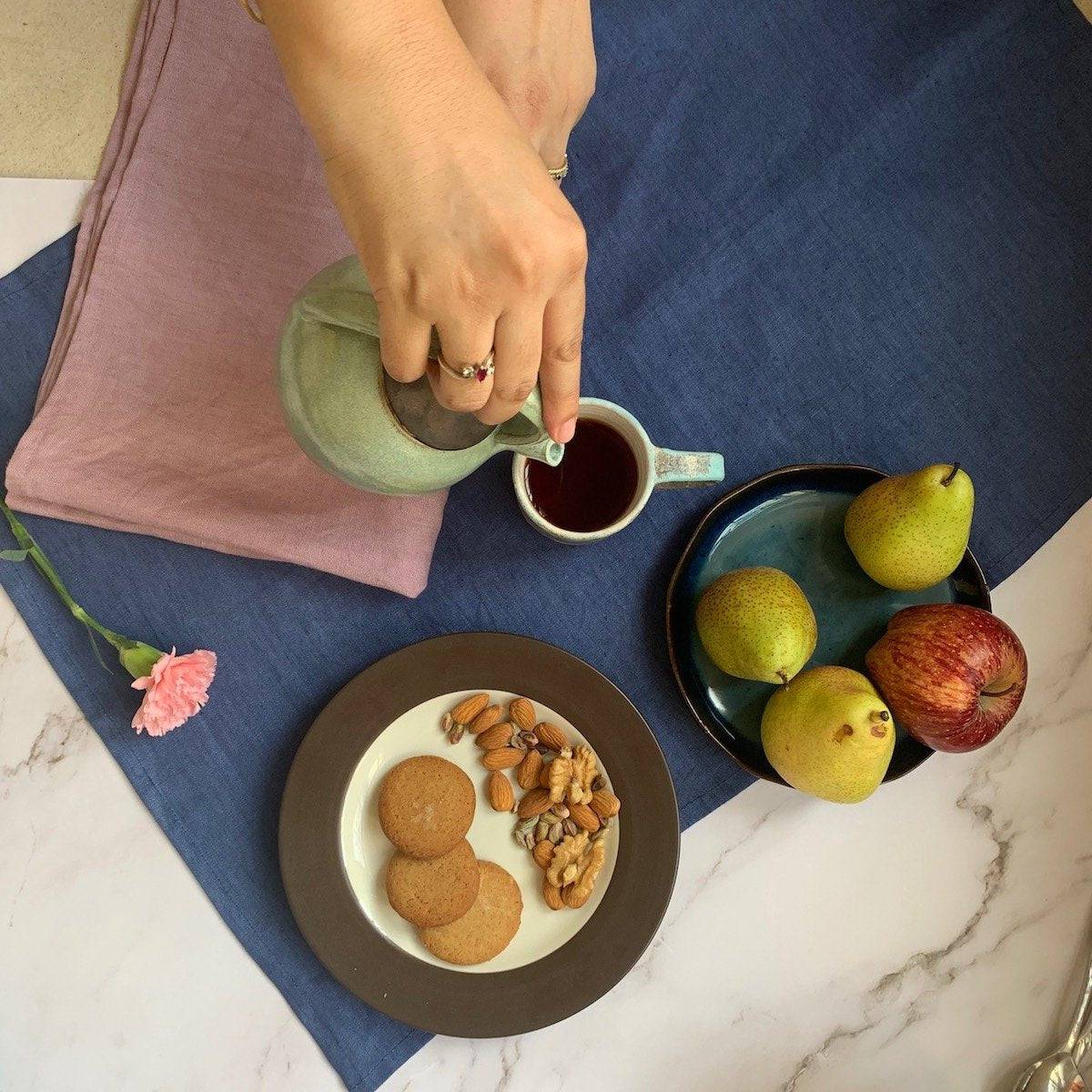 Kitchen Towels Set of 2 (18"x27" / 45x68 cm) 100% Hemp – Kitchen Linens on Brown Living™. SKU: UC - 7 / HKT_S2_NH. Img 3.