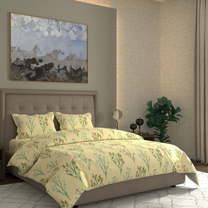 100% Pure Cotton Amelia Bedsheet Set | Verified Sustainable by Brown Living™
