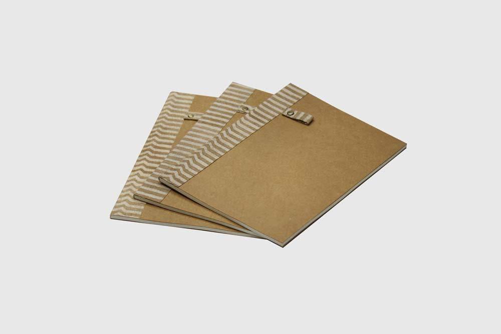 A5 Paperback Notebook - Set of 3 | Verified Sustainable by Brown Living™