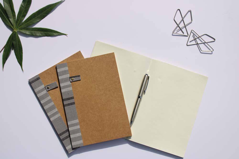 A5 Paperback Notebook - Set of 3 | Verified Sustainable by Brown Living™