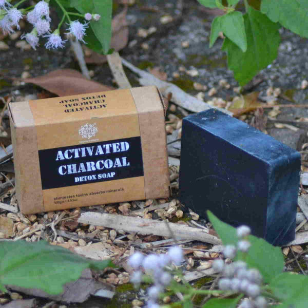 Buy Activated Charcoal Detox | Cold Process Handmade Soap | Shop Verified Sustainable Body Soap on Brown Living™
