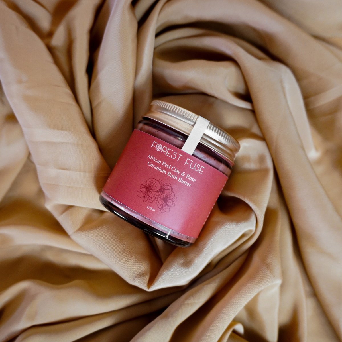 African Red Clay and Rose Geranium Bath Butter | Verified Sustainable by Brown Living™