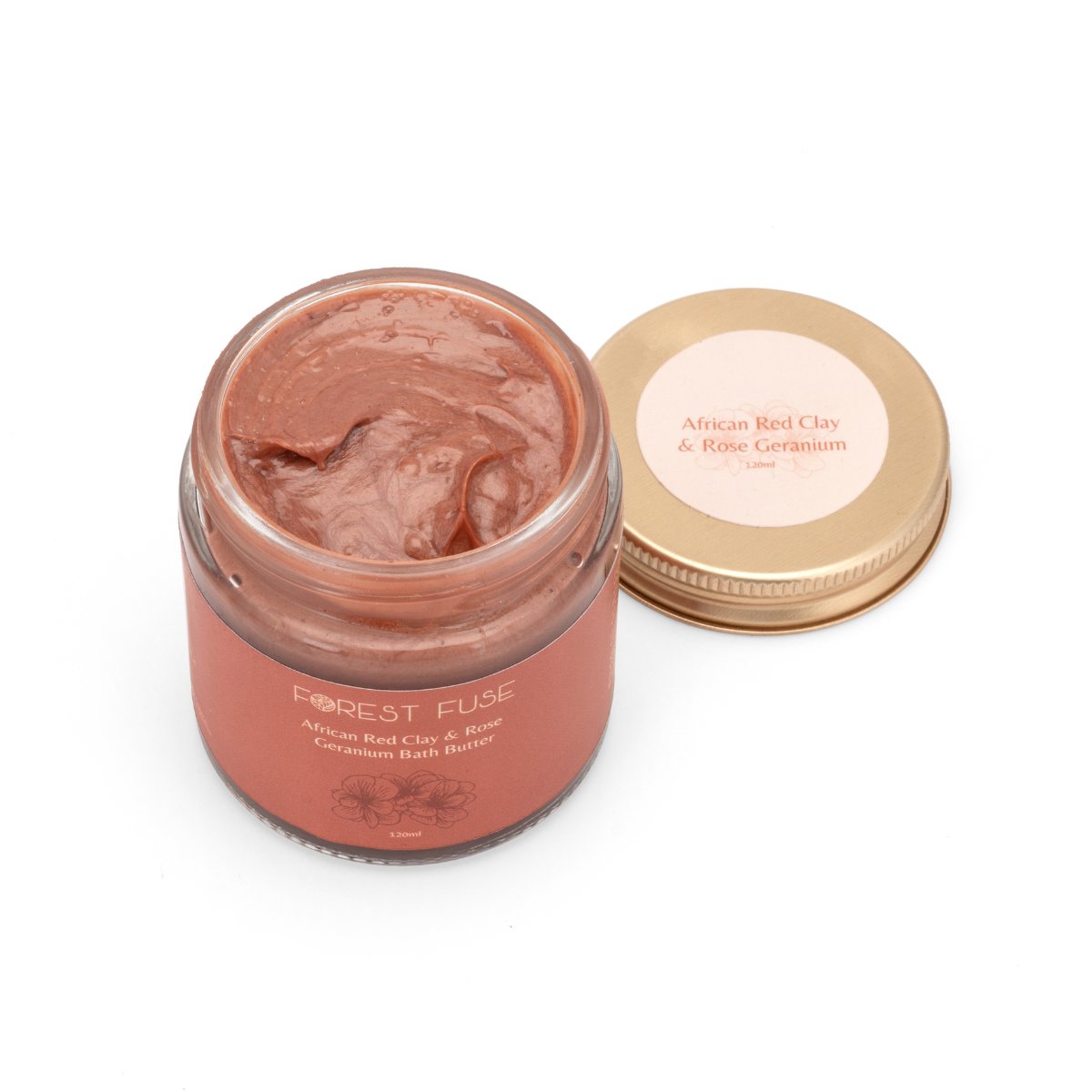 African Red Clay and Rose Geranium Bath Butter | Verified Sustainable by Brown Living™