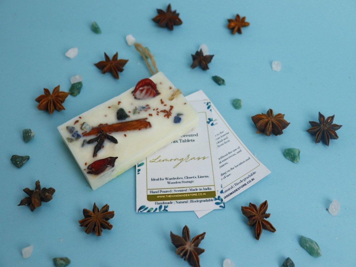 All Natural Scented Soy Wax Tablets with Reiki Crystals | Verified Sustainable by Brown Living™