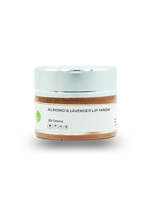 Almond & Lavender Lip Mask - 20 Gm | Verified Sustainable by Brown Living™