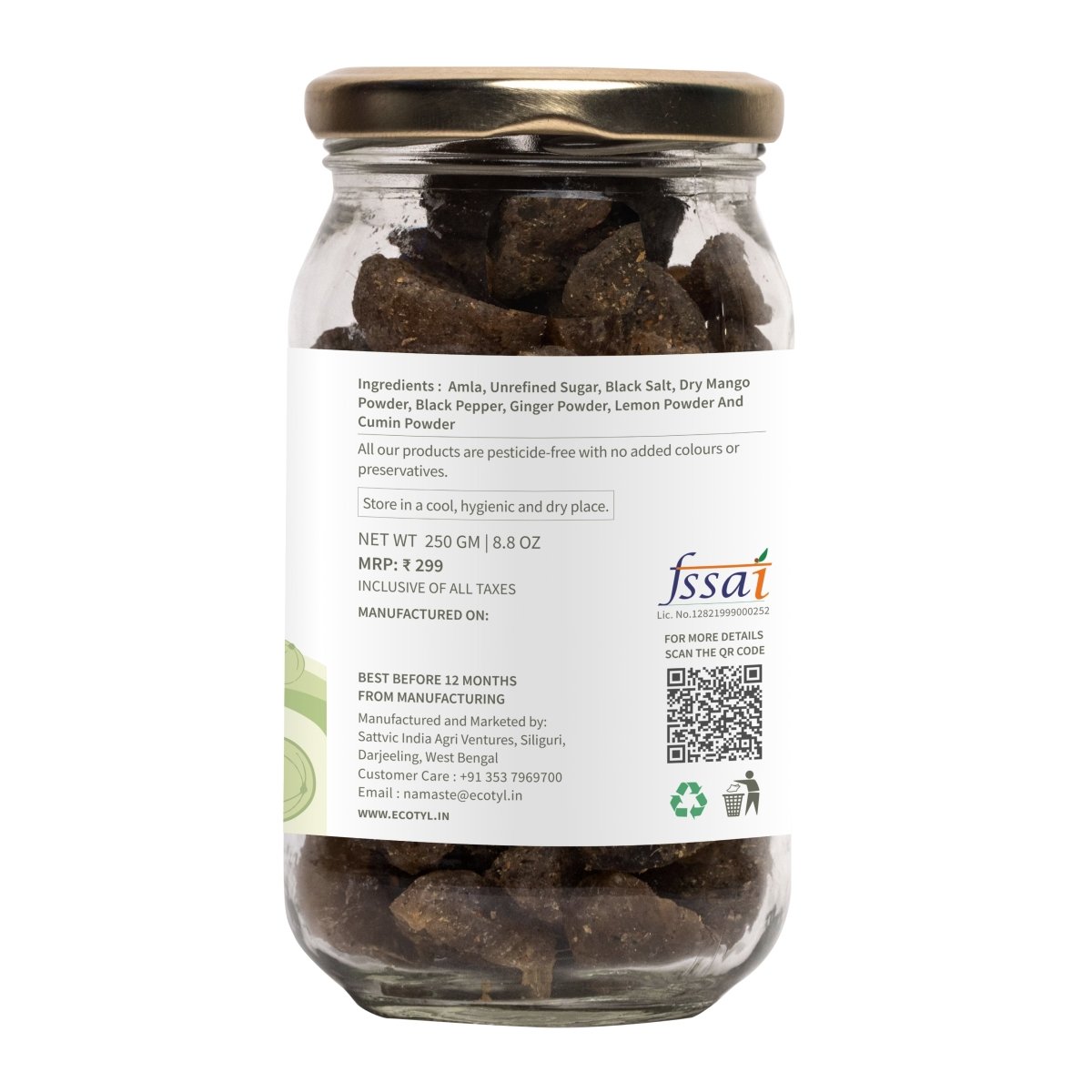 Amla Candy (Chatpata) | After Meal Digestive | Good for Gut Health | 250g – Ready to Eat & Cook on Brown Living™. SKU: ECOTYL00003_BL8046. Img 7.