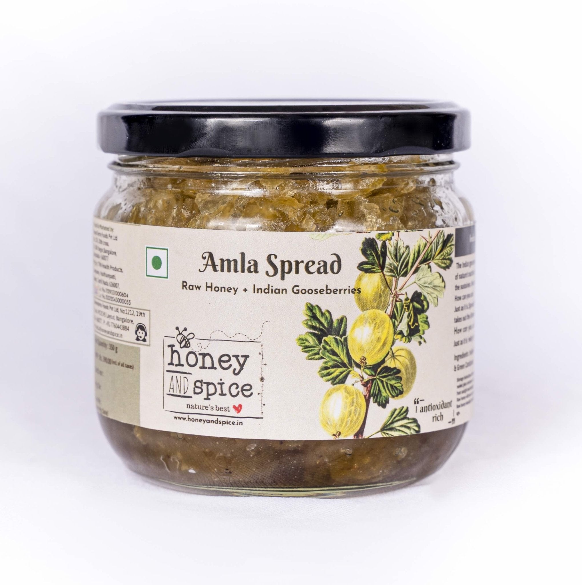 Amla Spread - 350g – Jams & Spreads on Brown Living™. SKU: HSAP350GM. Img 3.