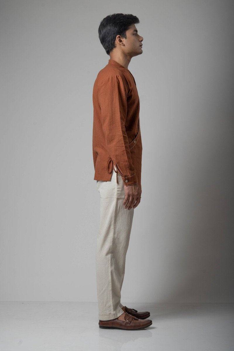 Angrakha Shirt | Verified Sustainable by Brown Living™