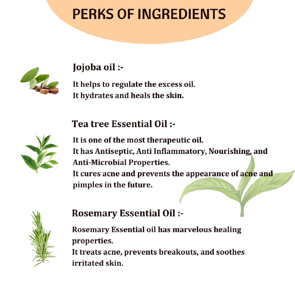 Anti - Acne Face Oil - 20 ml – Face Oil on Brown Living™. SKU: SKIE01. Img 3.