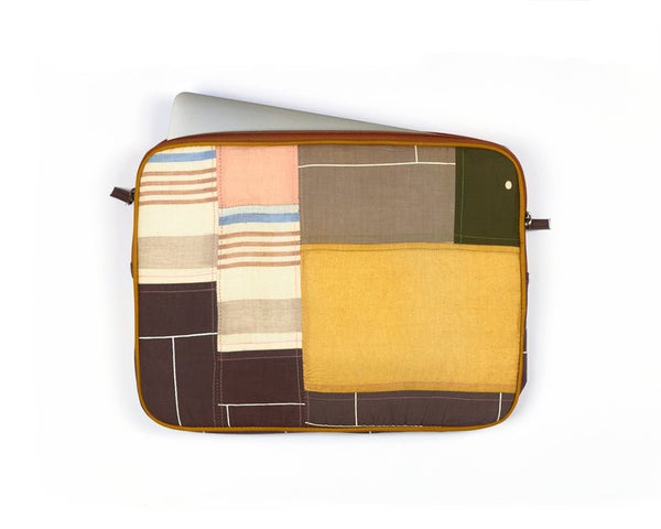Buy Back to Basics Neutral Laptop Sleeve | Shop Verified Sustainable Tech Accessories on Brown Living™
