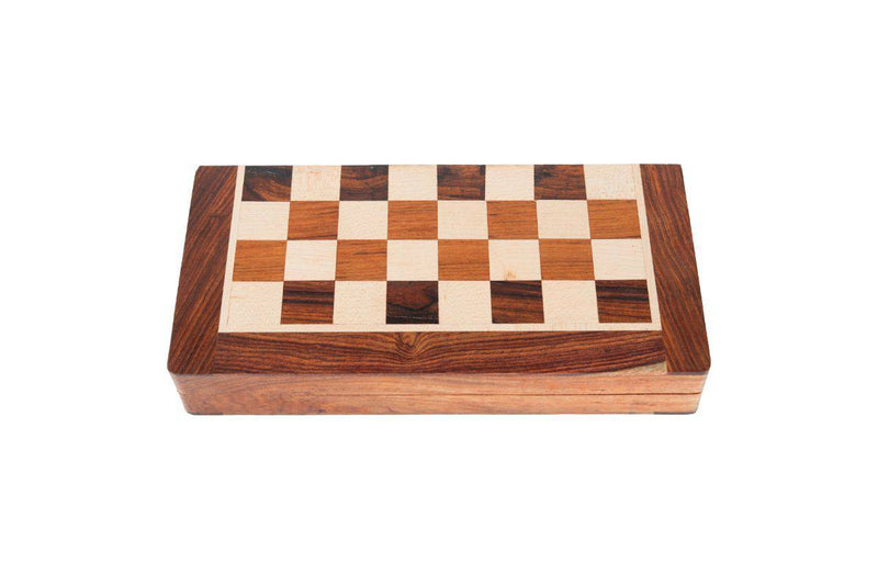 Buy 2 in 1 Wooden Backgammon and Chess Game Set - 10" (Inch) | Shop Verified Sustainable Learning & Educational Toys on Brown Living™