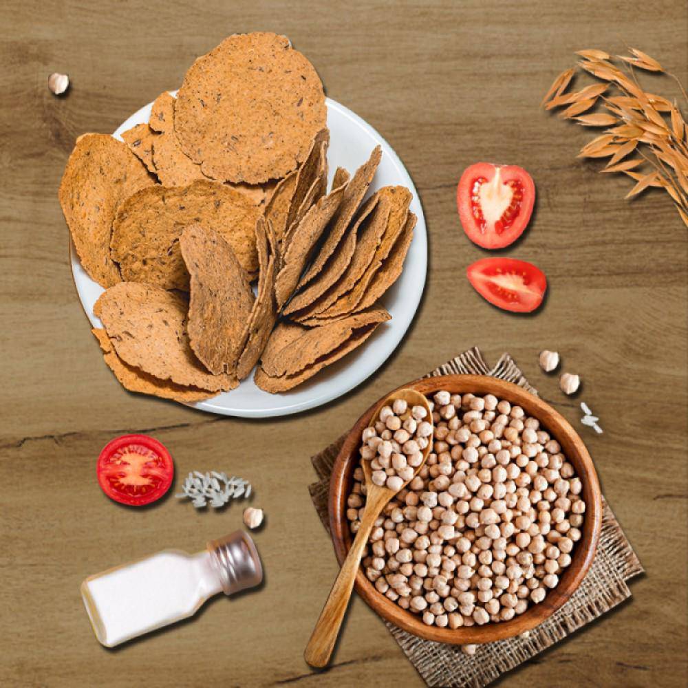 Baked Chickpea Chips | 150 g | Verified Sustainable by Brown Living™