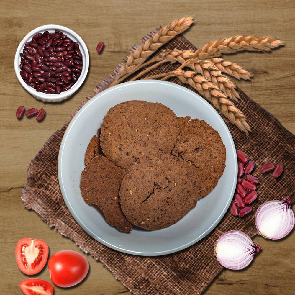 Baked Rajma Chips 150 g + 50 g Free – Healthy Snacks on Brown Living™. SKU: 026 - 00806 - VRO - 20007 - BRC. Img 5.