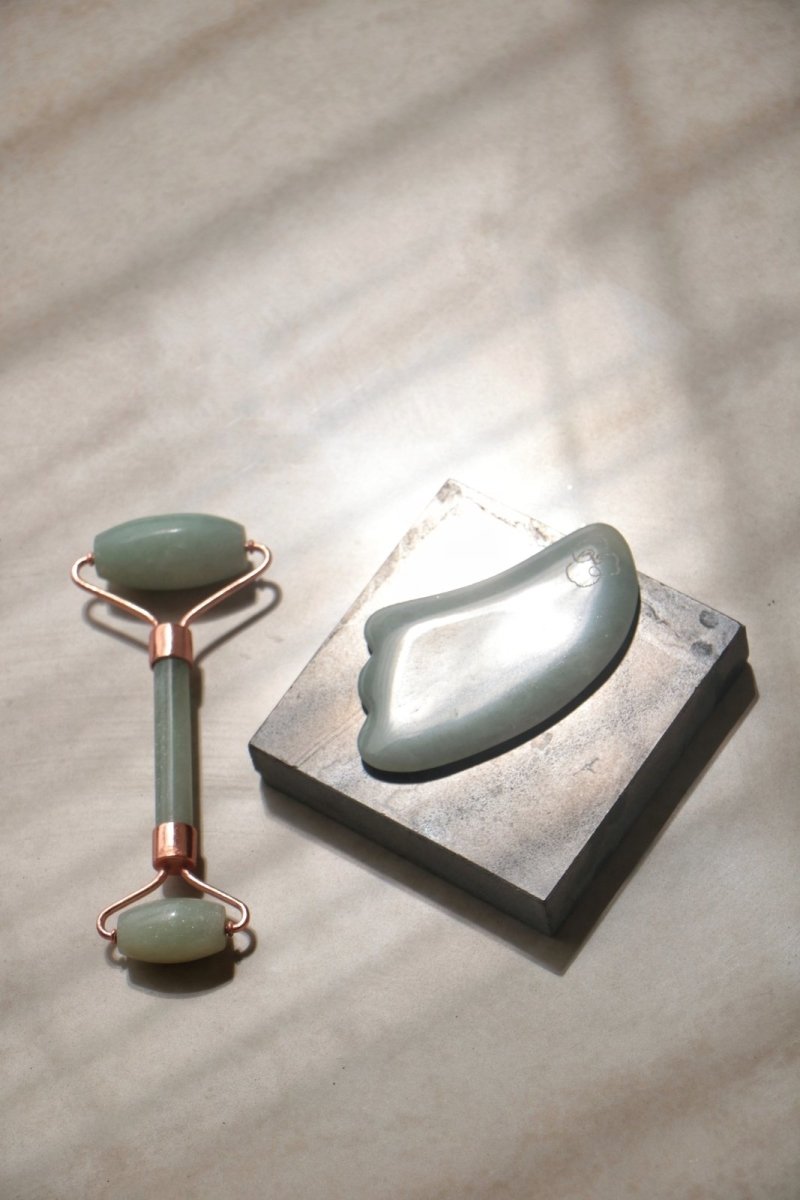 Balance Jade Crystal Stone Kit – Massager on Brown Living™. SKU: Lamina - 2. Img 4.
