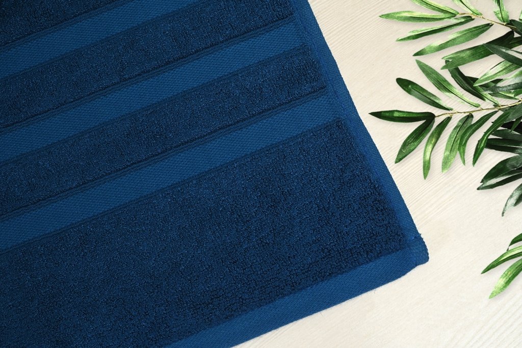 Bamboo Bath Towel – Bath Linens on Brown Living™. SKU: BTTOWELNAVY53. Img 6.