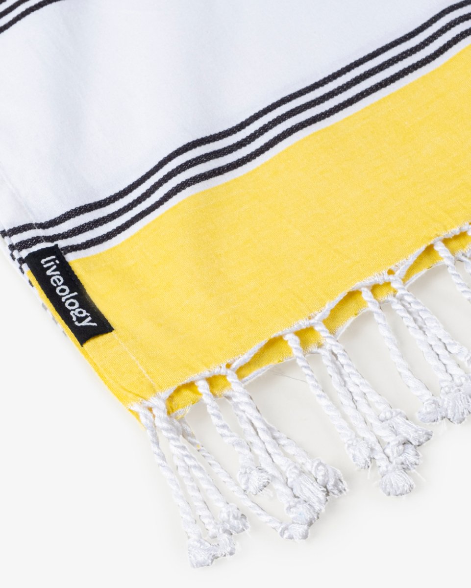 Bamboo & Cotton Blend Woven Bath Towel | Isla del Sol – Bath Linens on Brown Living™. SKU: WBT002. Img 3.