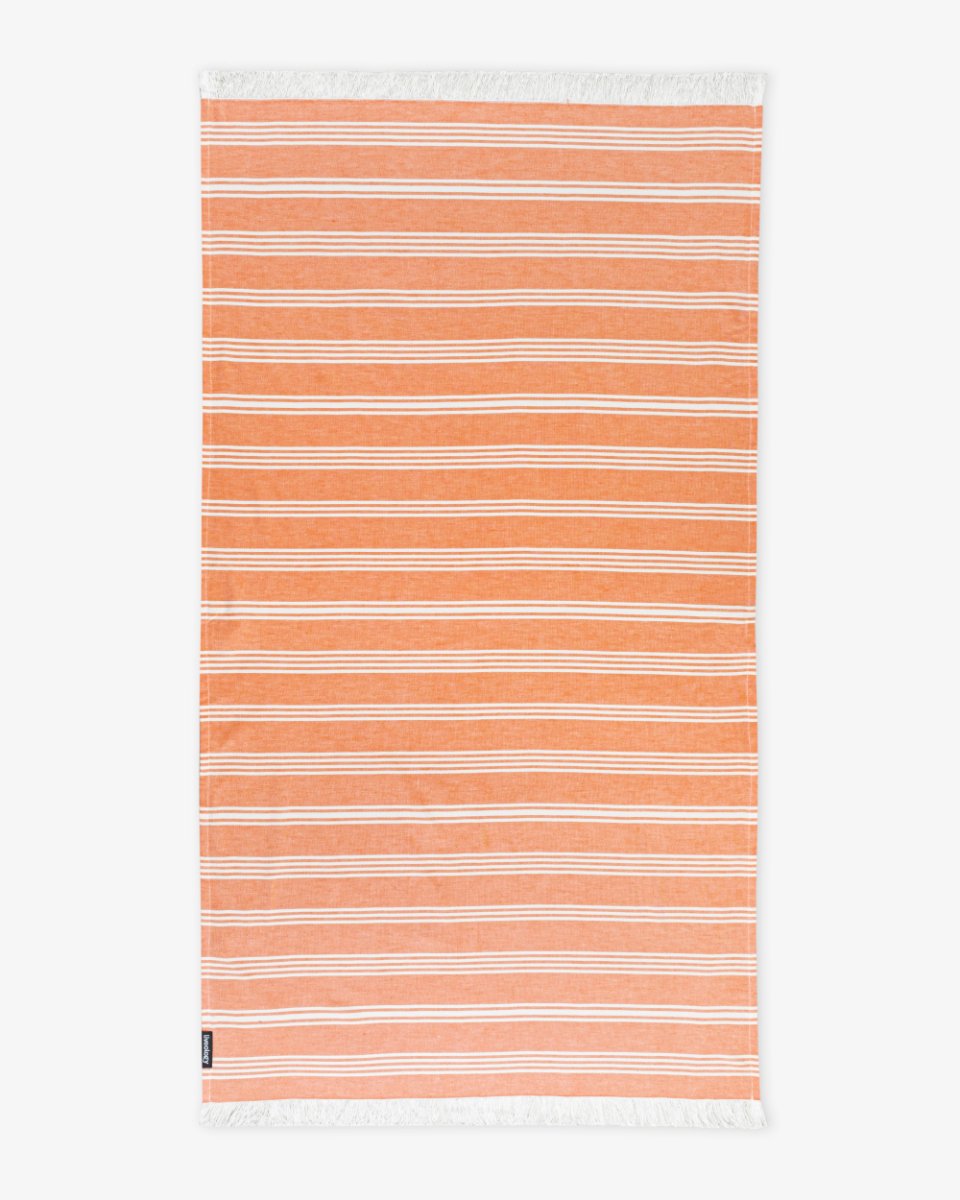 Bamboo & Cotton Blend Woven Bath Towel | Santa Fe Rust – Bath Linens on Brown Living™. SKU: WBT0014. Img 1.