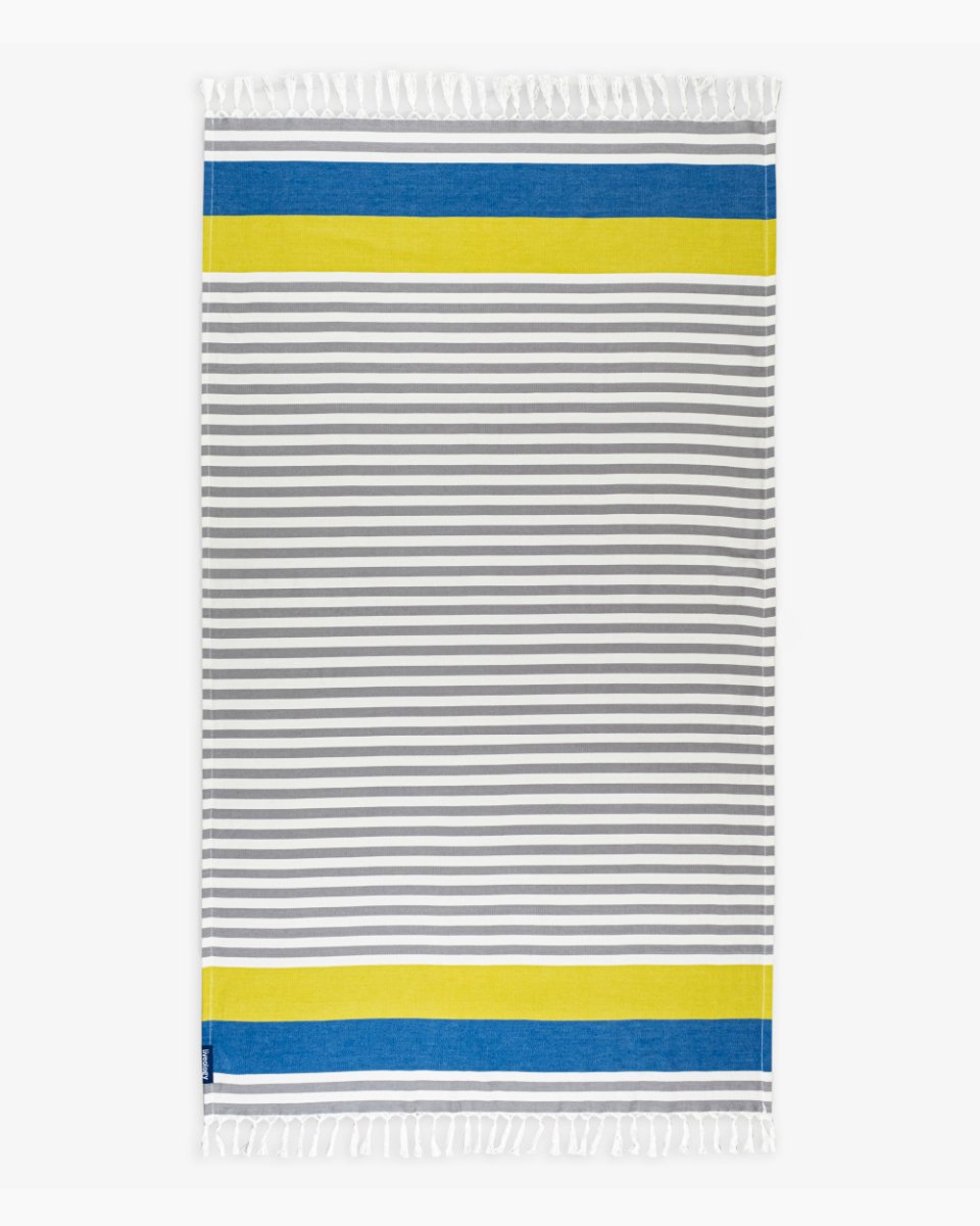 Bamboo & Ctton Blend Woven Everyday Bath Towel | Santorini – Bath Linens on Brown Living™. SKU: WBT006. Img 1.
