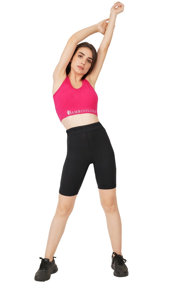 Bamboo Cycling Shorts – Womens Shorts on Brown Living™. SKU: BTCYCLINGSHORT03_BL3055. Img 2.