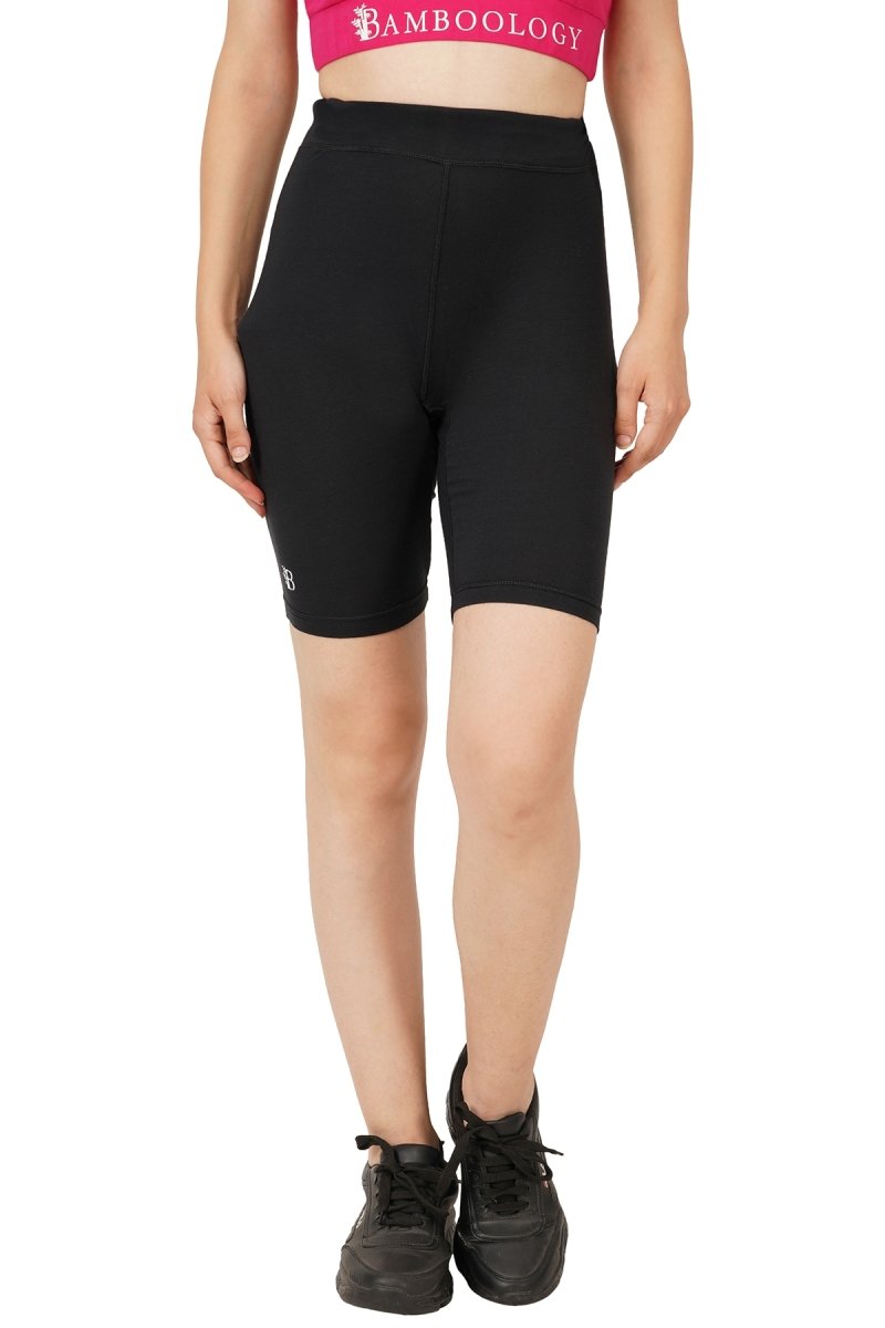 Bamboo Cycling Shorts – Womens Shorts on Brown Living™. SKU: BTCYCLINGSHORT03_BL3055. Img 1.