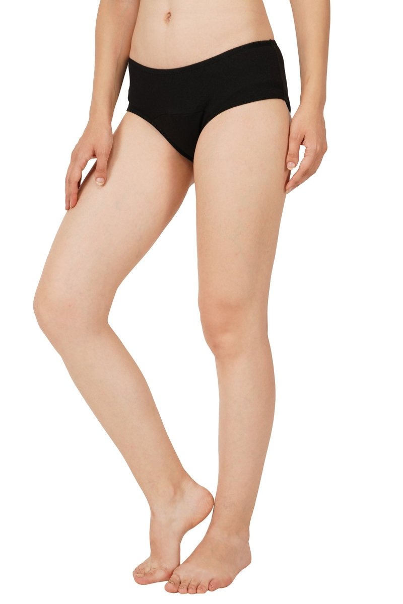 Bamboo Fabric Fabric Leak Proof Panty capacity one thin pad – Womens Underwear on Brown Living™. SKU: BTLEAKPROOF08_BL3021. Img 4.