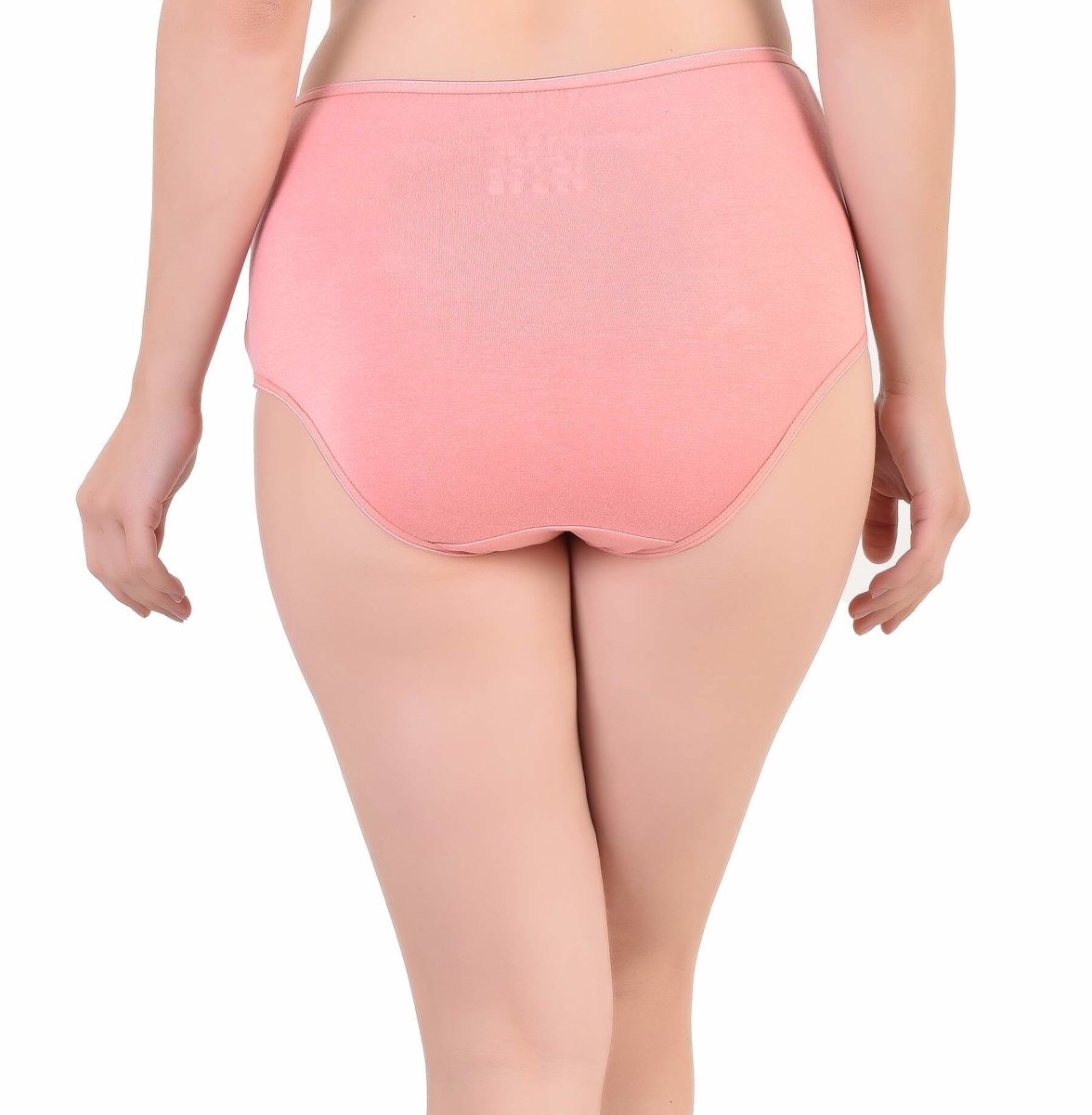 Bamboo Fabric Women's Hipster Panty - Peach and Black - Set of 2 – Womens Underwear by Bamboology available on Brown Living™. S Multi. SKU: 225 - 09605 - BAMBOOLOGY - BTSS21UGH1 - S. Img 3.