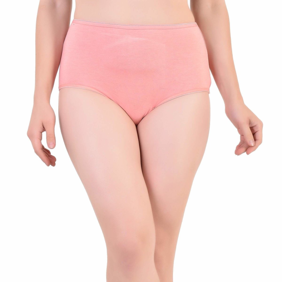 Bamboo Fabric Women's Hipster Panty - Peach and Black - Set of 2 – Womens Underwear by Bamboology available on Brown Living™. S Multi. SKU: 225 - 09605 - BAMBOOLOGY - BTSS21UGH1 - S. Img 1.