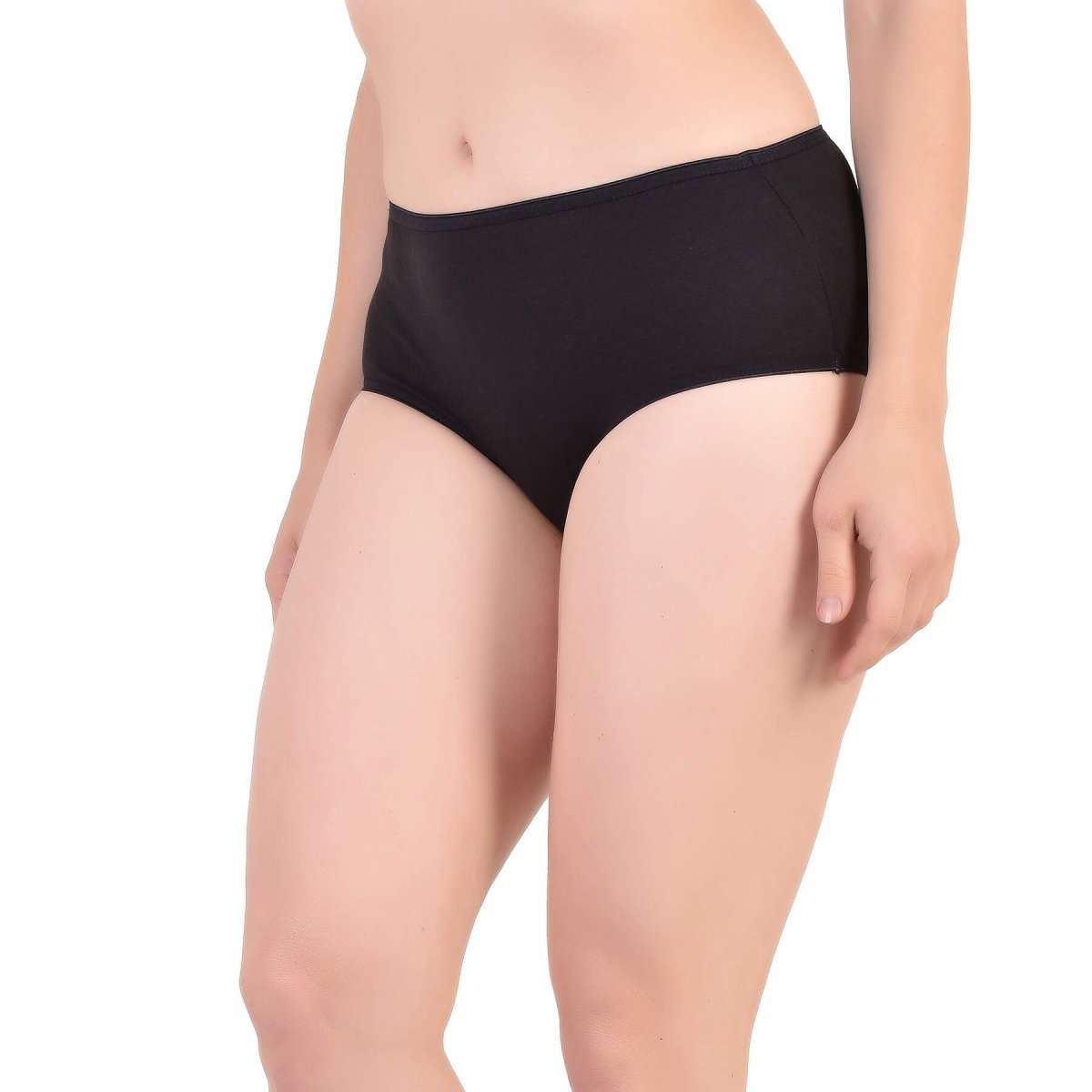 Bamboo Fabric Women's Mid Rise Panty - Red and Black - Pack of 2 – Womens Underwear by Bamboology available on Brown Living™. S Multi. SKU: 225 - 09645 - BAMBOOLOGY - BTSS21UGM4. Img 6.