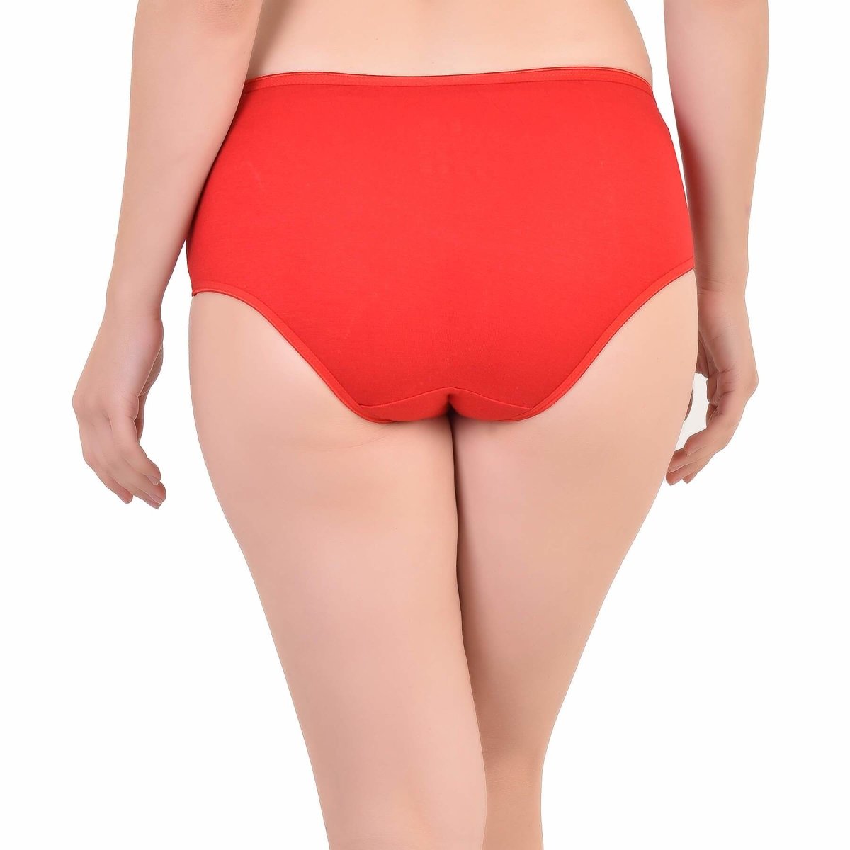 Bamboo Fabric Women's Mid Rise Panty - Red and Black - Pack of 2 – Womens Underwear by Bamboology available on Brown Living™. S Multi. SKU: 225 - 09645 - BAMBOOLOGY - BTSS21UGM4. Img 4.