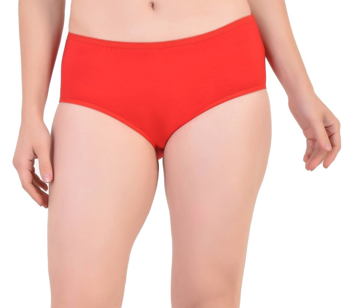 Bamboo Fabric Women's Mid Rise Panty - Red and Black - Pack of 2 – Womens Underwear by Bamboology available on Brown Living™. S Multi. SKU: 225 - 09645 - BAMBOOLOGY - BTSS21UGM4. Img 2.