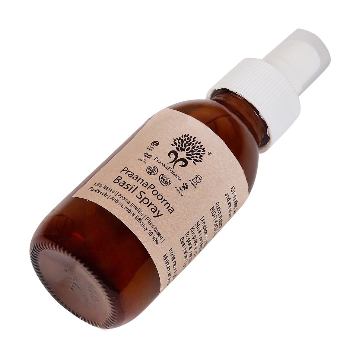 Basil Energizing Spray Natural Air Freshner - 100ml – Candles & Fragrances on Brown Living™. SKU: ARH_02. Img 2.