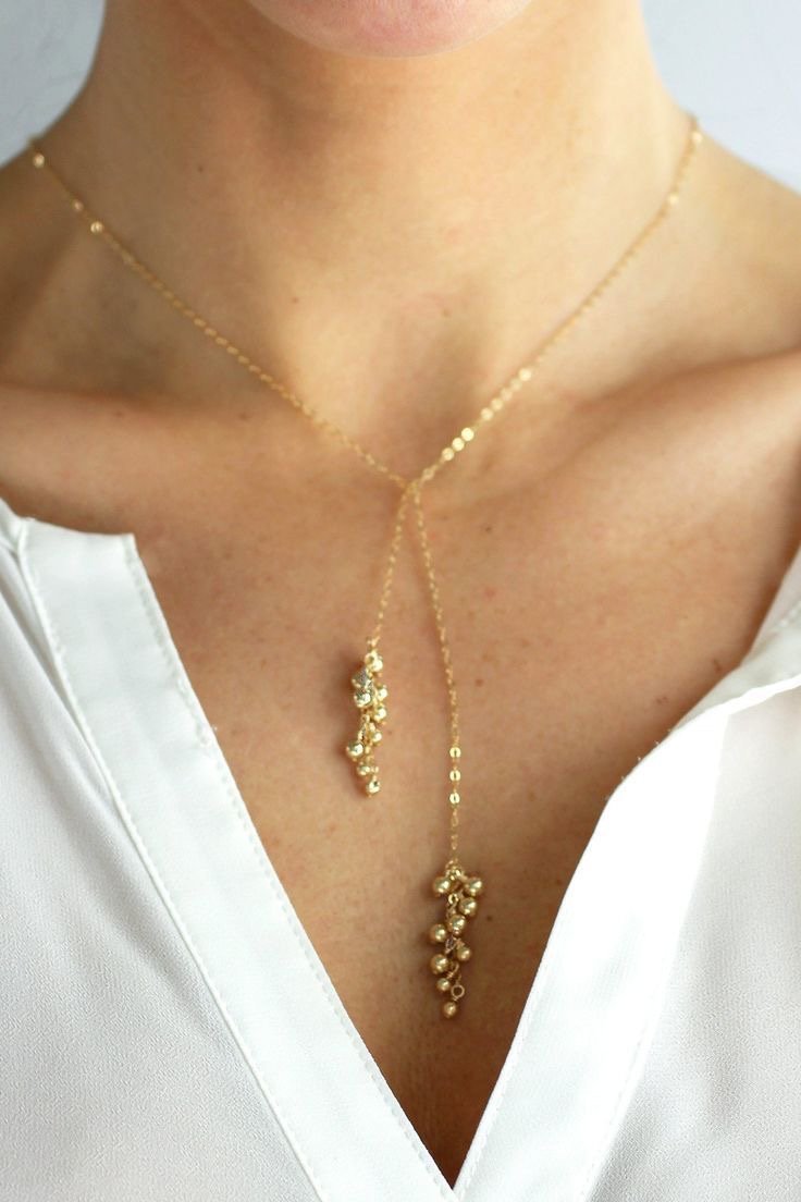 Beads Y Lariat Necklace | Verified Sustainable by Brown Living™