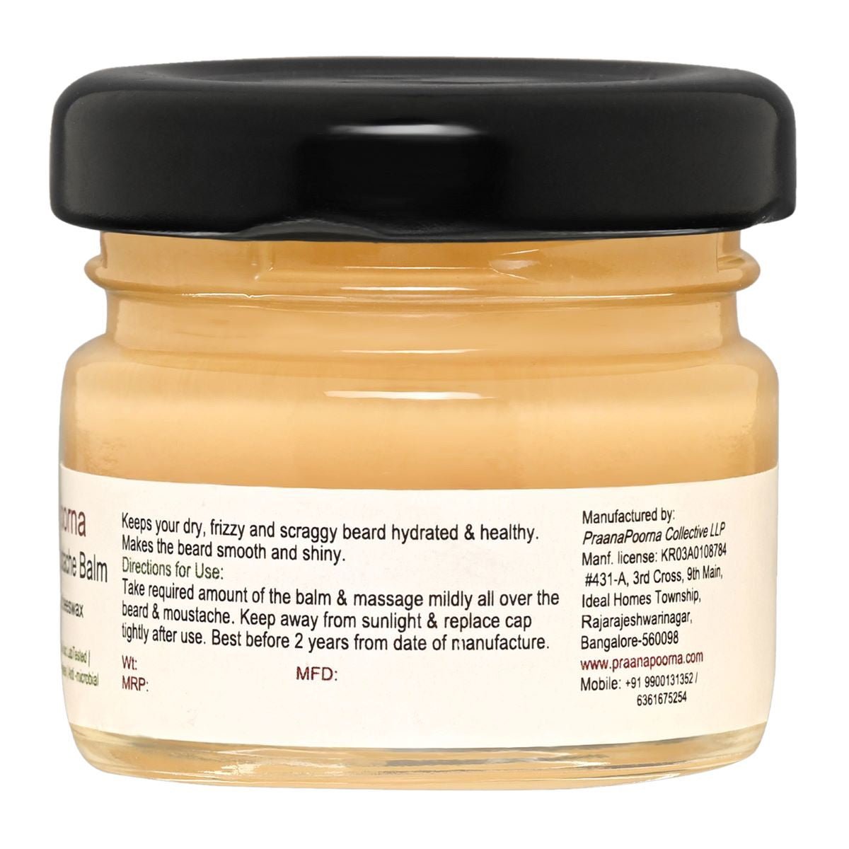 Beard and Moustache Balm - 25 g – Beard Oil on Brown Living™. SKU: SKUB17. Img 2.