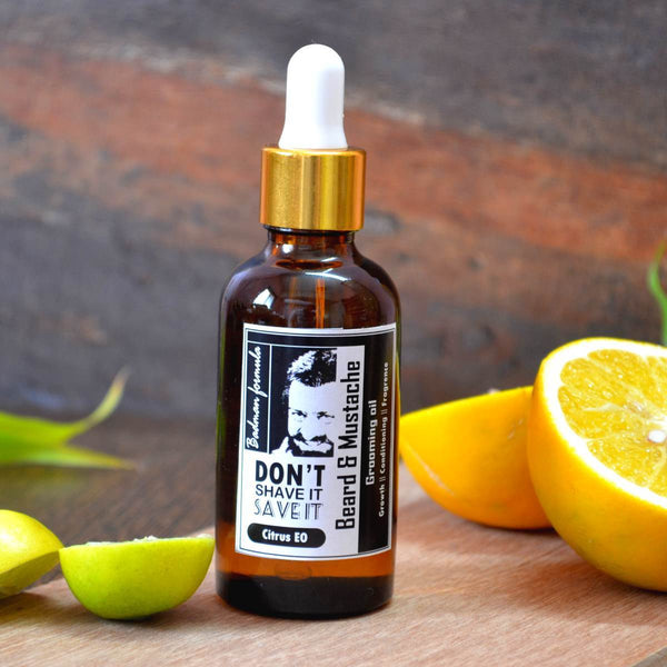 Buy Beard & Mustache Oil | Pure Citrus Botanical | Shop Verified Sustainable Essential Oils on Brown Living™