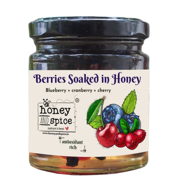 Berries Soaked In Honey - 250G | Verified Sustainable by Brown Living™