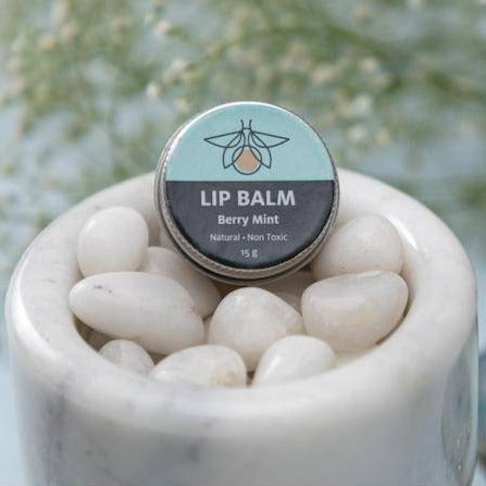 Berry Mint Lip Balm made with Organic Beeswax 6 g | Verified Sustainable by Brown Living™