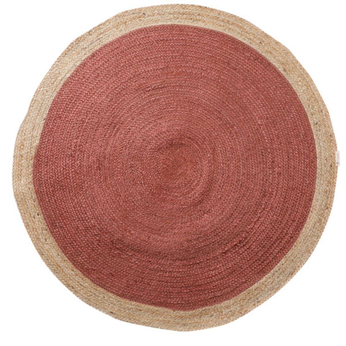 Bestrew Jute Rug ( Rust) | Verified Sustainable by Brown Living™