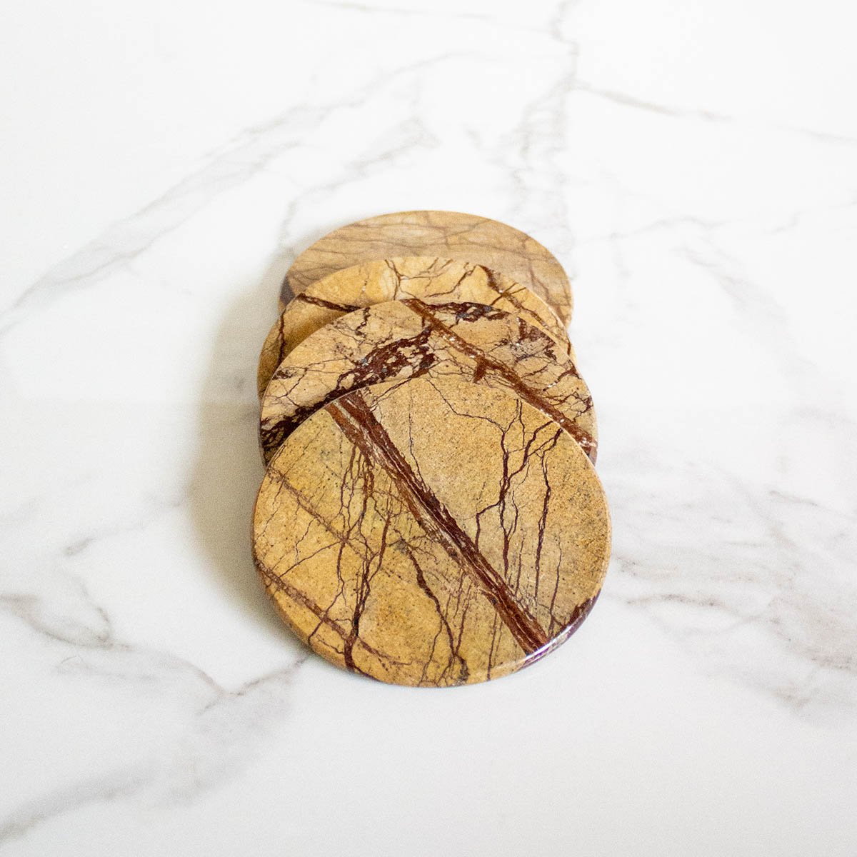 Bidasar Coasters - Set of 4 – Table Decor on Brown Living™. SKU: TC0105. Img 3.