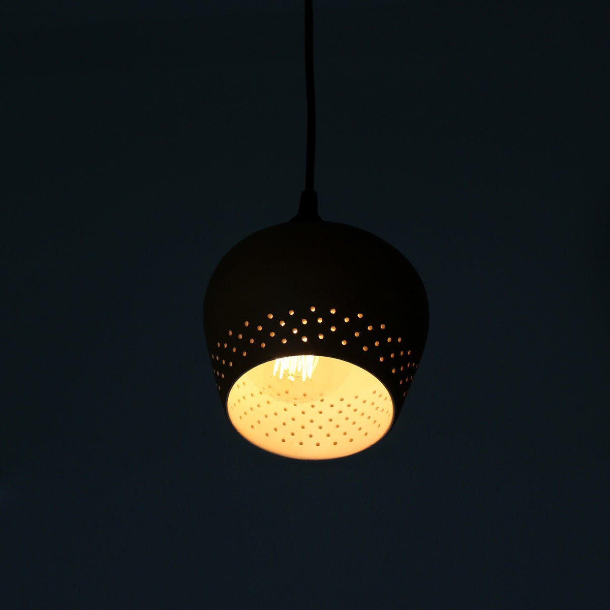 Big Bud Slice Handmade Terracotta Ceiling Light | Verified Sustainable by Brown Living™
