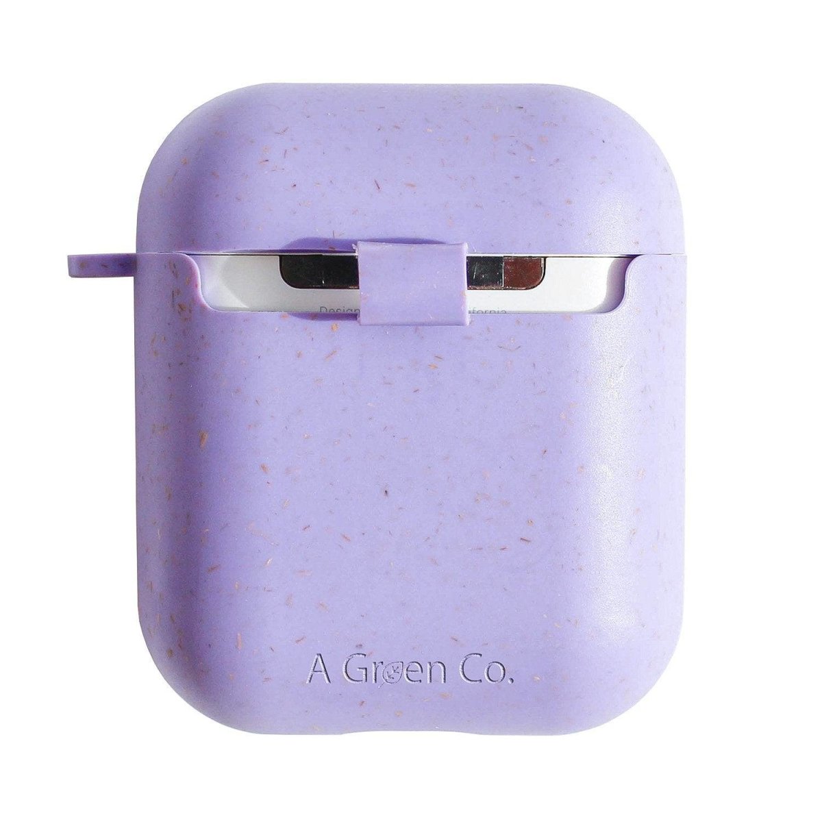 Biodegradable Eco - Friendly Wheat Straw AirPods Cover - Lavender Mist – Tech Accessories on Brown Living™. SKU: 177 - 13655 - APP - 006. Img 6.