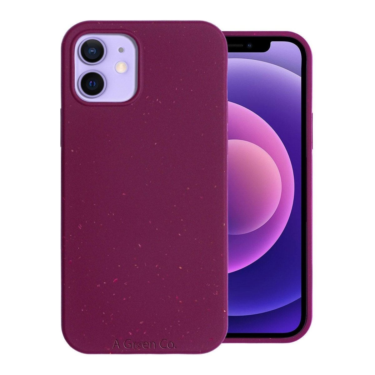 Biodegradable Eco - Friendly Wheat Straw Phone Case / Mobile Cover - Plum – Tech Accessories on Brown Living™. SKU: 177 - 13138 - AGC - HK - 13 - 009. Img 2.